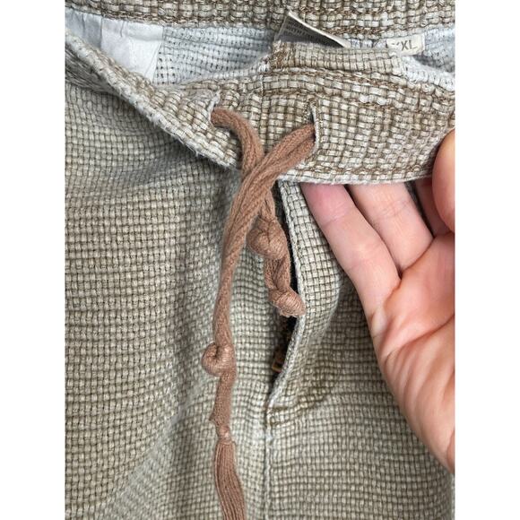 The Territory Ahead Men's Textured Cotton Shorts Sz XXL Drawstring Outdoor Beach - Picture 4 of 10